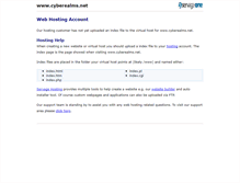 Tablet Screenshot of cyberealms.net